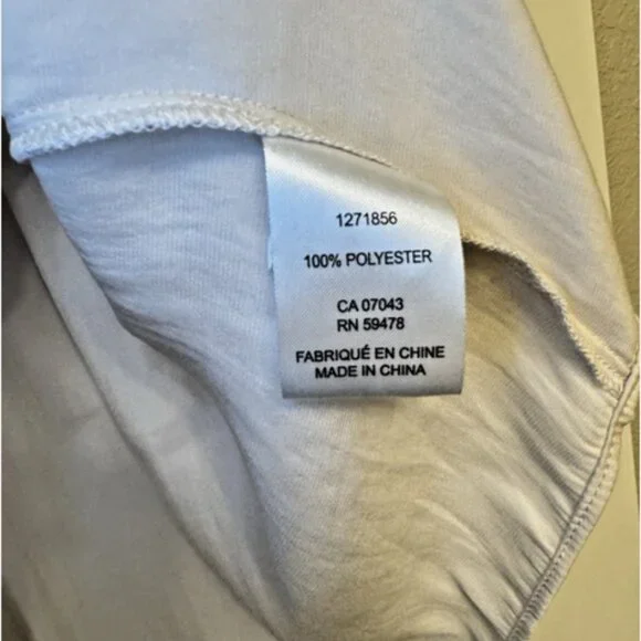 Rachel Zoe Cream Ruffle Mock Neck Blouse | Small - Picture 7 of 9